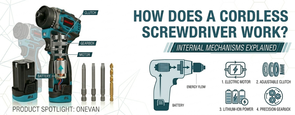 How Does a Cordless Screwdriver Work