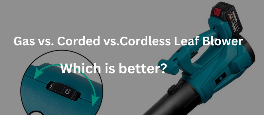 How cordless and gas leaf blowers work