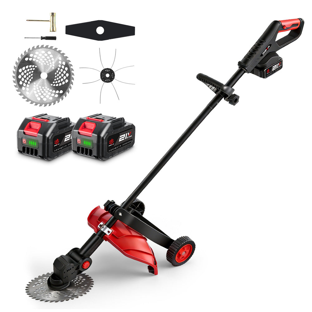 ONEVAN 10” Brushless Cordless Grass Trimmer – Adjustable & Portable | For Makita 18V Battery