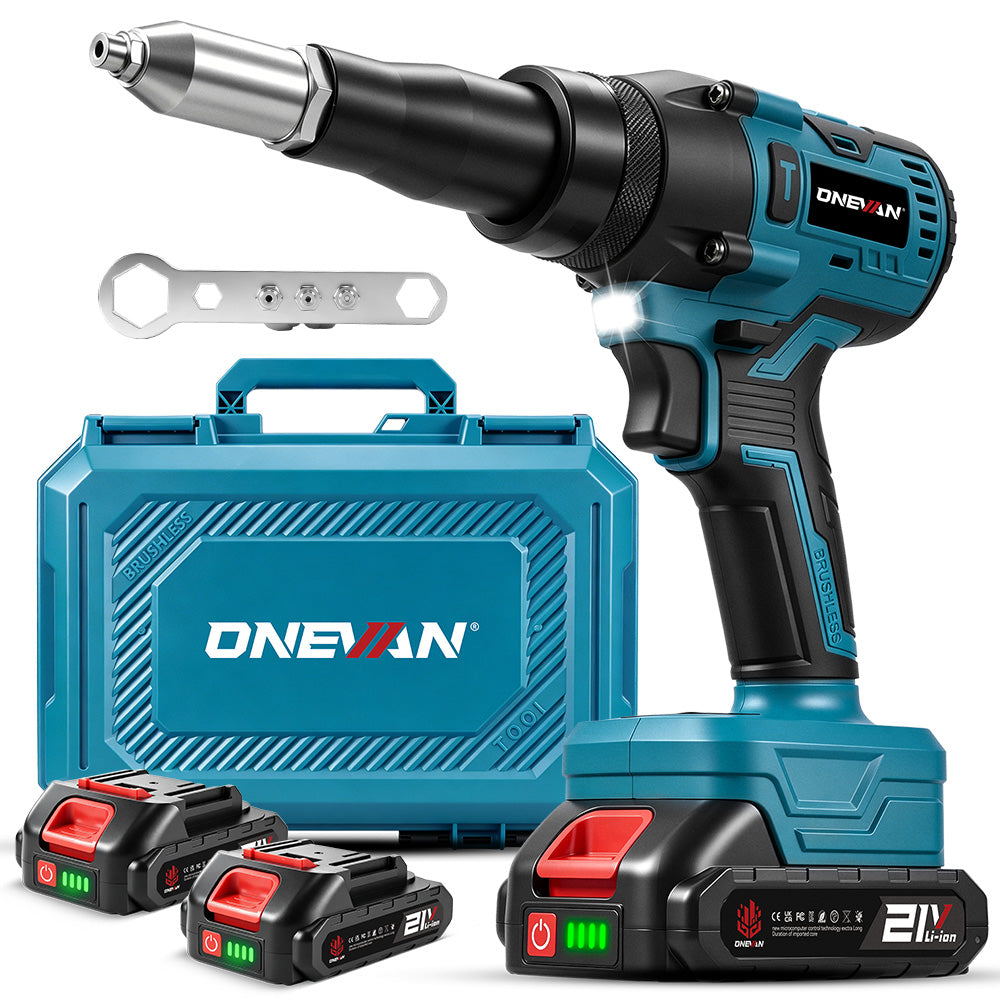 ONEVAN 2.4–4.8mm Cordless Rivet Gun Tool | For Makita 18V Battery