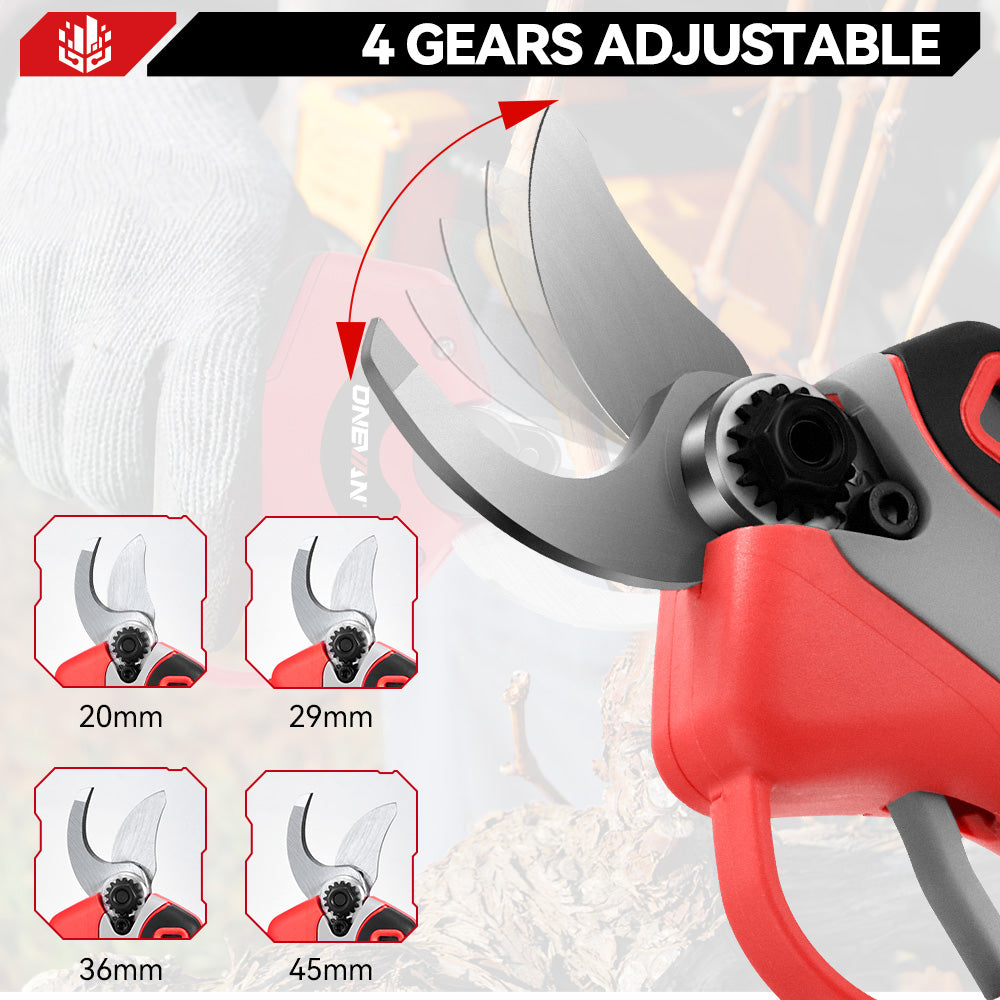 ONEVAN 30mm Brushless Electric Cordless Pruner | For Makita 18V Battery