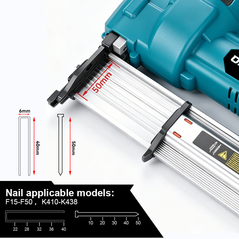 Clavadora y grapadora inalámbrica 2 en 1 sin escobillas ONEVAN | Para batería Makita de 18 V