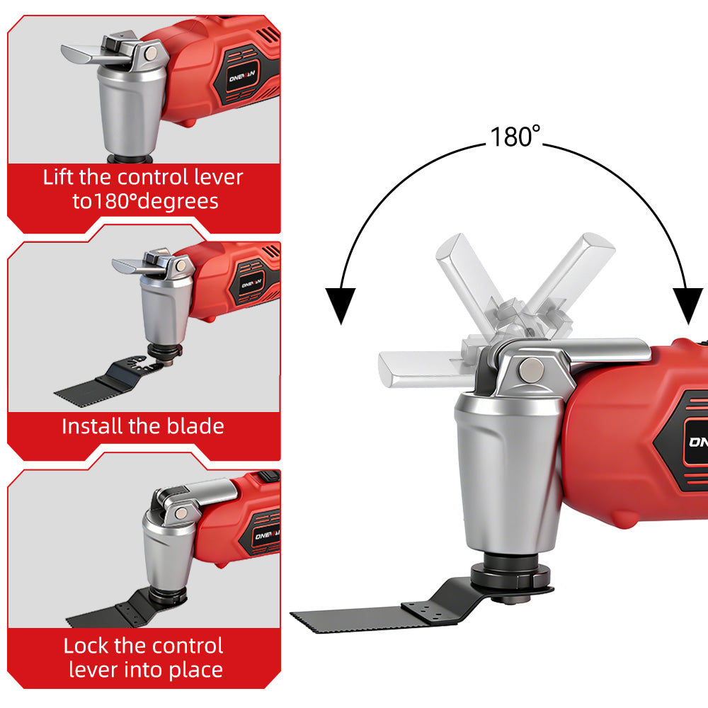 ONEVAN Cordless Oscillating Multi Tool 6 Gears | For Makita 18V Battery