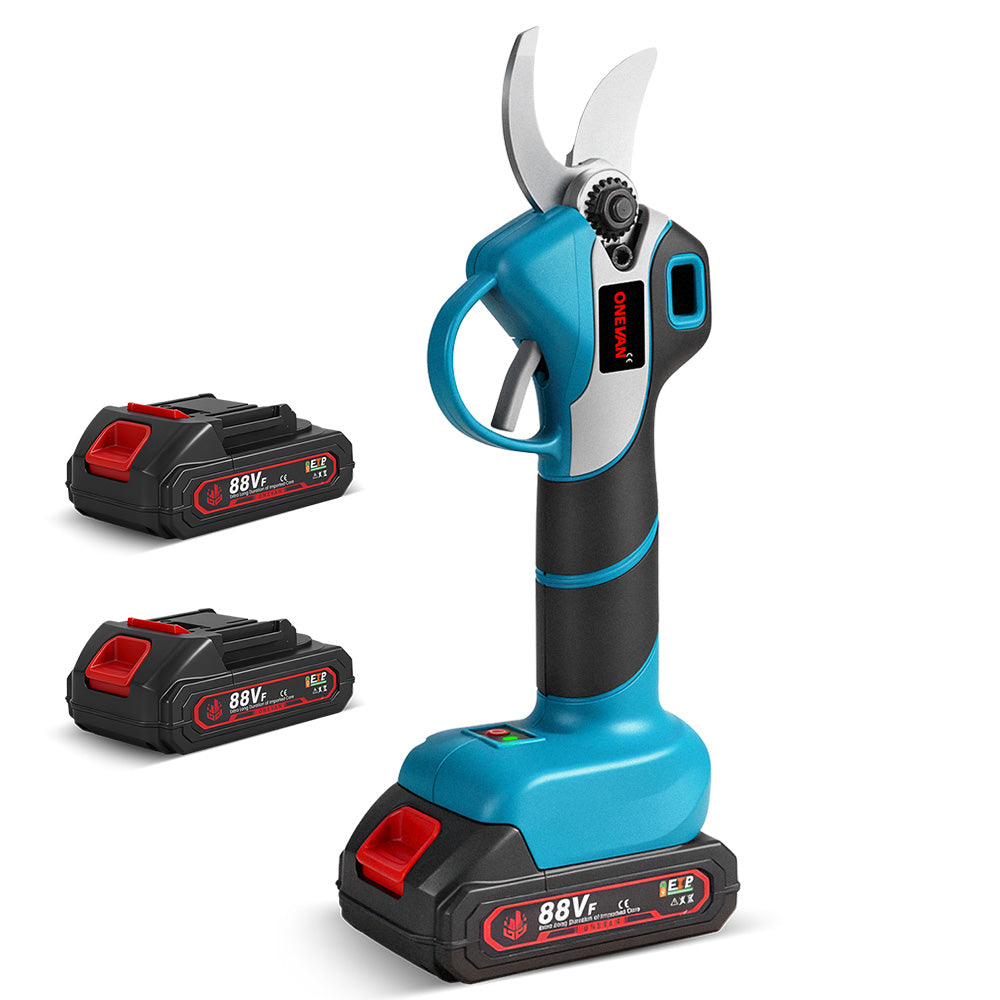 ONEVAN 30mm Brushless Cordless Pruning Shears Kit (2-Speed) | For Makita 18V Battery