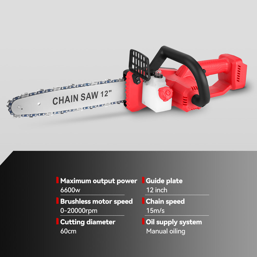 ONEVAN 12" Brushless Cordless Chainsaw | For Makita 18V Battery