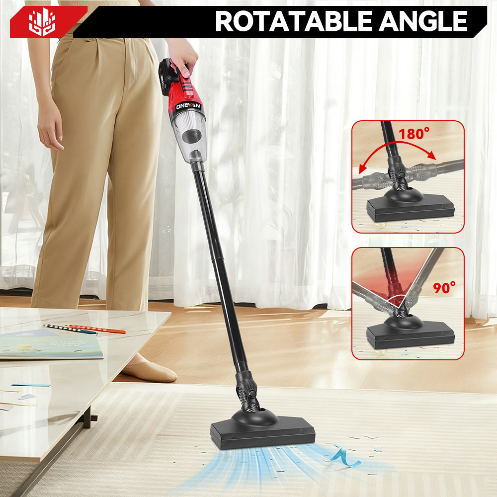 Aspiradora de mano inalámbrica ONEVAN de 0,6 l | Para batería Makita de 18 V