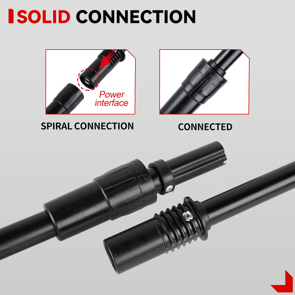 Motosierra telescópica inalámbrica ONEVAN de 6" (1,3-2,25 m) | Para batería Makita de 18 V