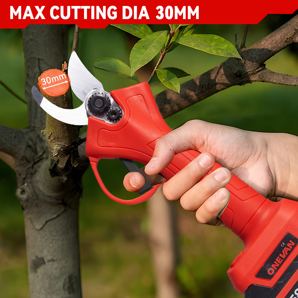 ONEVAN 2-speed 30MM Brushless Electric Pruning Shear | For Makita 18V Battery