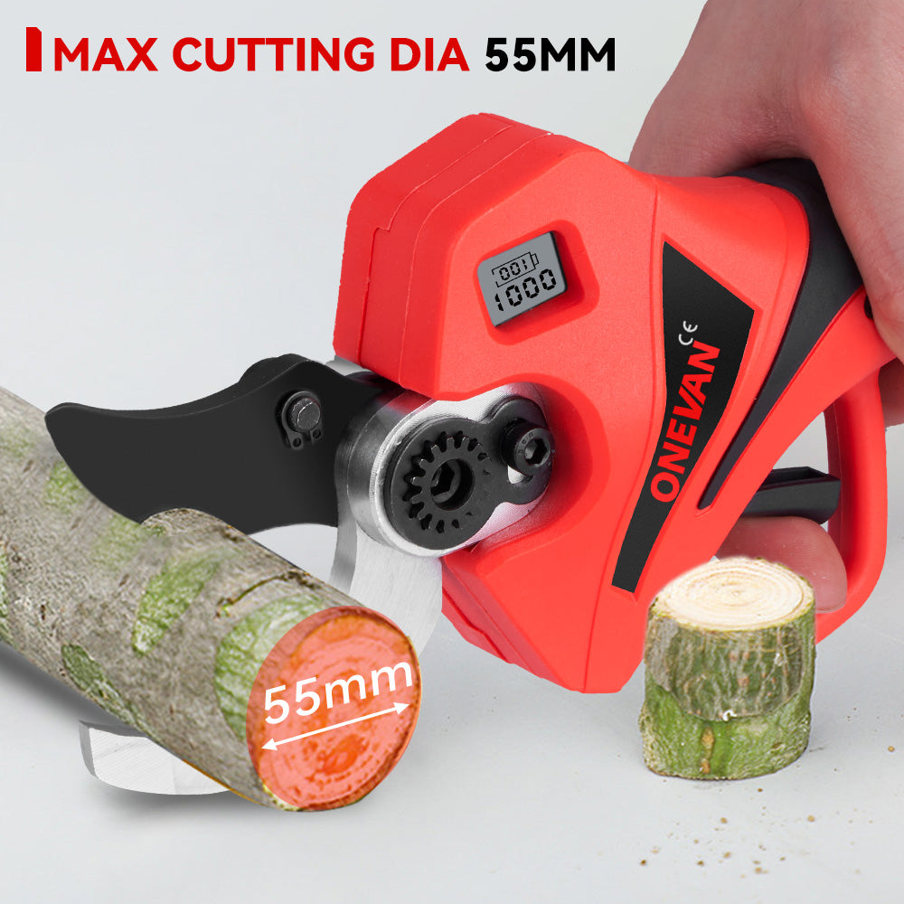 ONEVAN 61mm Brushless Cordless Electric Pruning Shears | For Makita 18V Battery