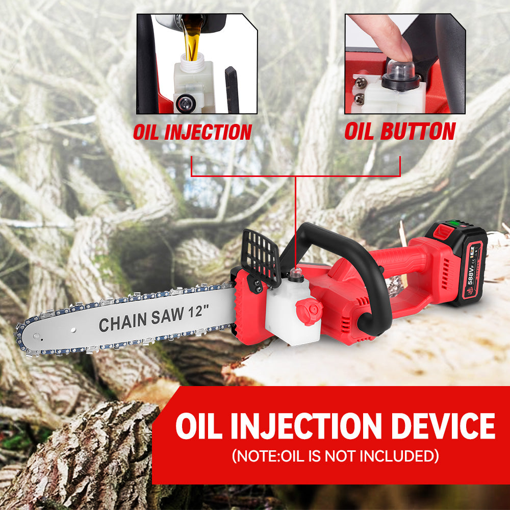 ONEVAN 12" Brushless Cordless Chainsaw | For Makita 18V Battery