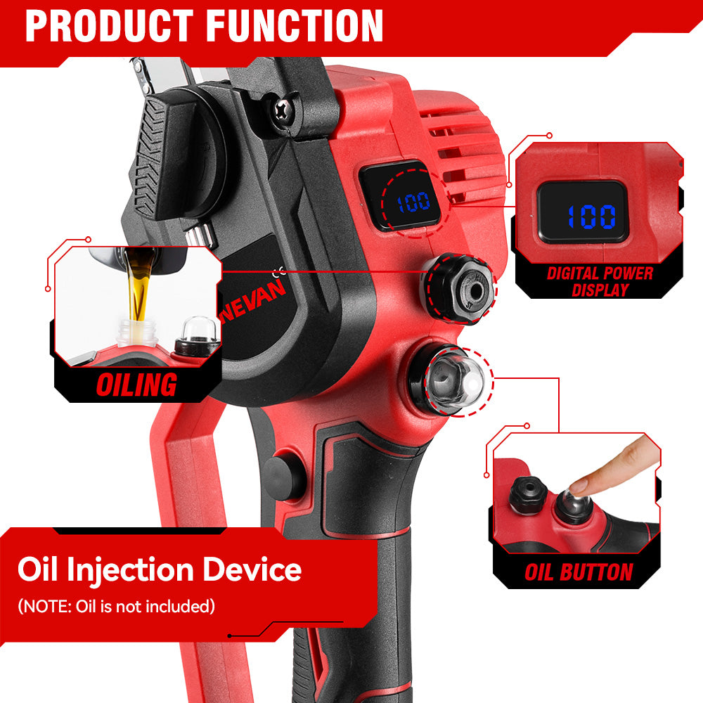 ONEVAN 6" Mini Portable Chainsaw | For Makita 18V Battery
