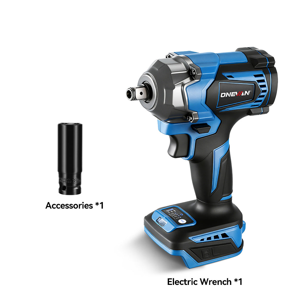 ONEVAN 1/2" 1200N·m & 1/2" 1800N·m & 3/4" 3500N·m Impact Wrench Brushless Cordless 3-Pc. Combo Kit 3.0Ah