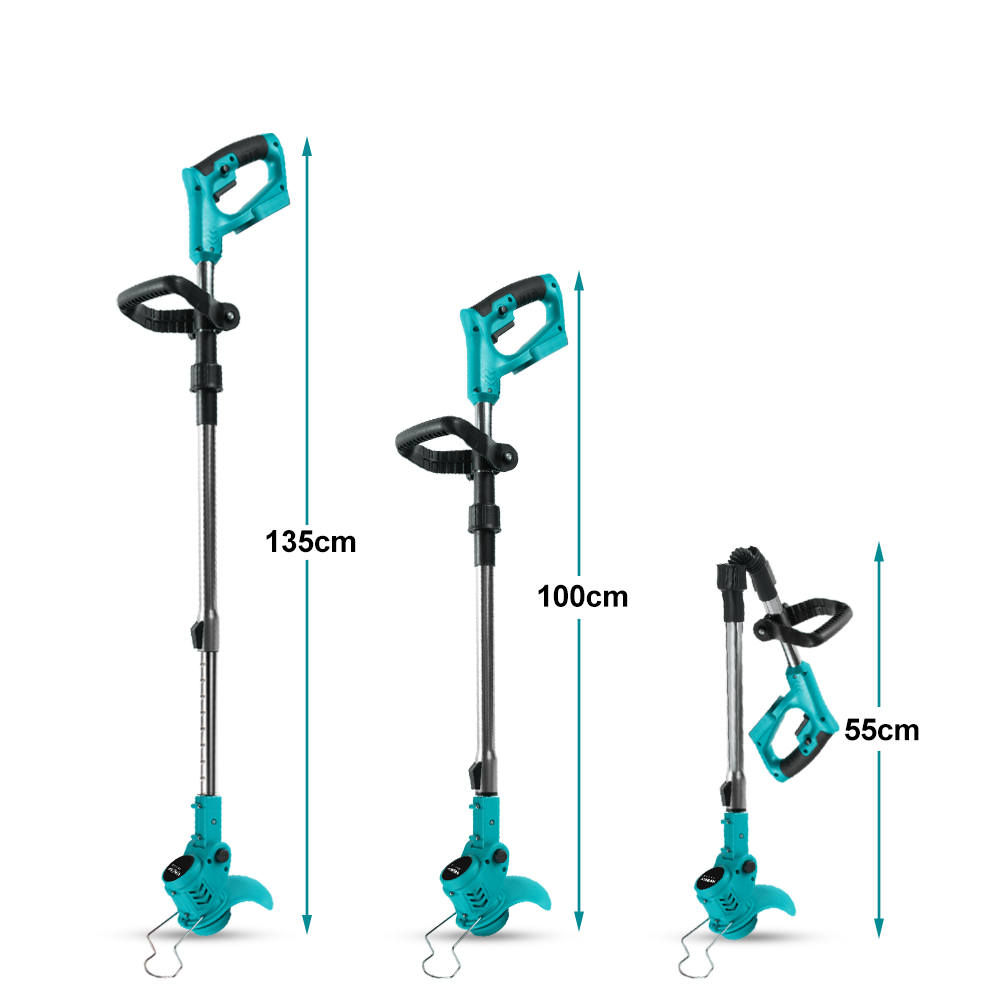 ONEVAN 300W Cordless Lawn Mower Brushed String Trimmer Foldable Brushcutter | For Makita 18V Battery