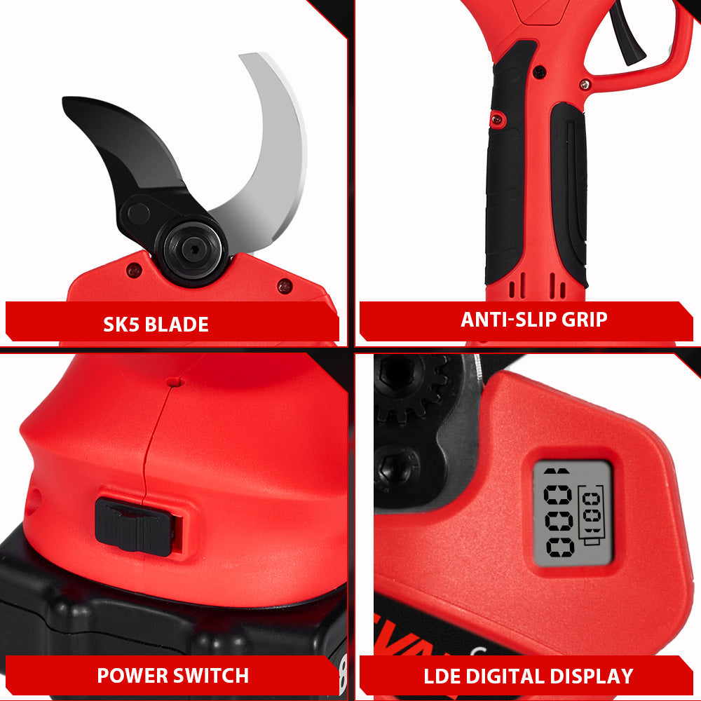 ONEVAN 61mm Brushless Cordless Electric Pruning Shears | For Makita 18V Battery