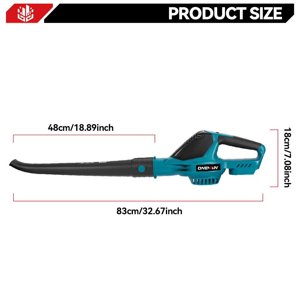 ONEVAN 5-Speed Brushless Cordless Snow/Leaf Blower | For Makita 18V Battery