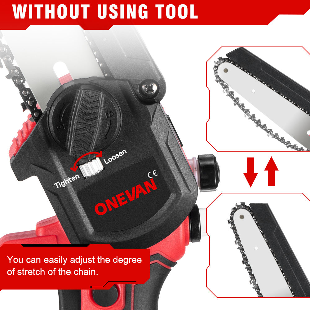 ONEVAN 6" Mini Portable Chainsaw | For Makita 18V Battery