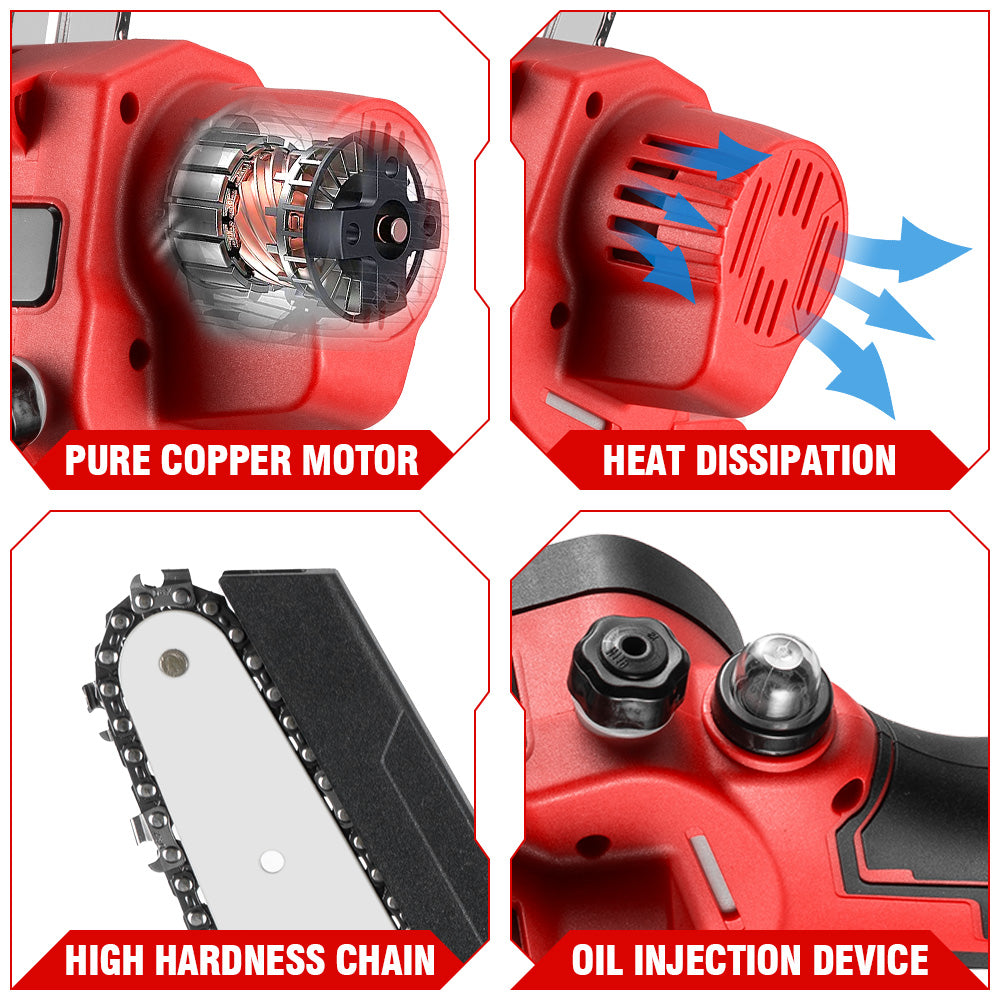 ONEVAN 6" Mini Portable Chainsaw | For Makita 18V Battery