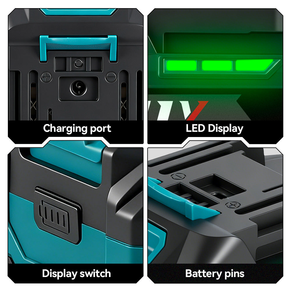 ONEVAN 18V-21V Rechargeable Lithium-Ion Battery 3.0Ah/4.5Ah With Charger