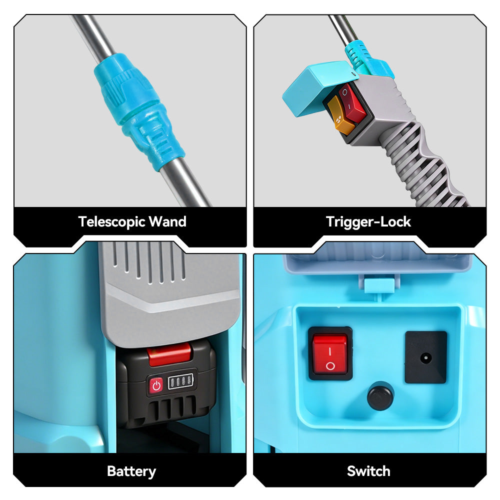 ONEVAN 20L Cordless Backpack Sprayer with Mixing Function | For Makita 18V Battery