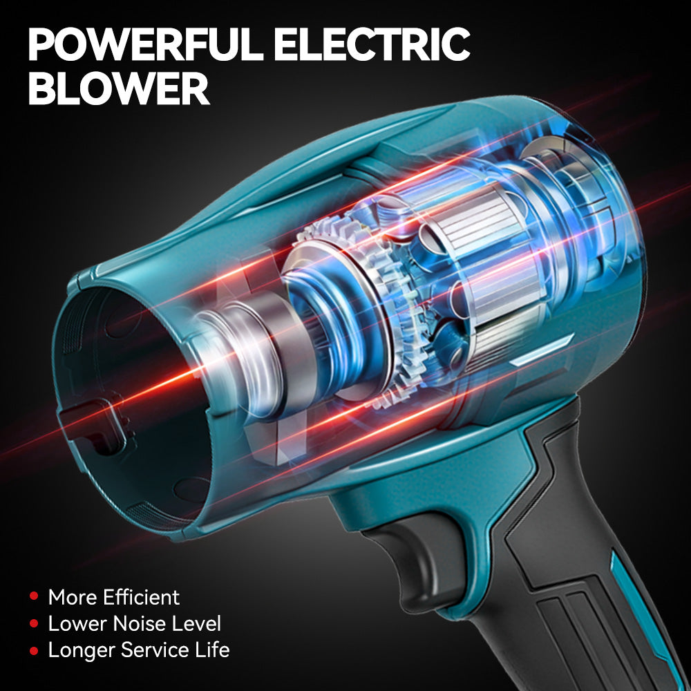 ONEVAN Brushless Ducted Turbo Fan Cordless Leaf & Snow Blower | For Makita 18V Battery
