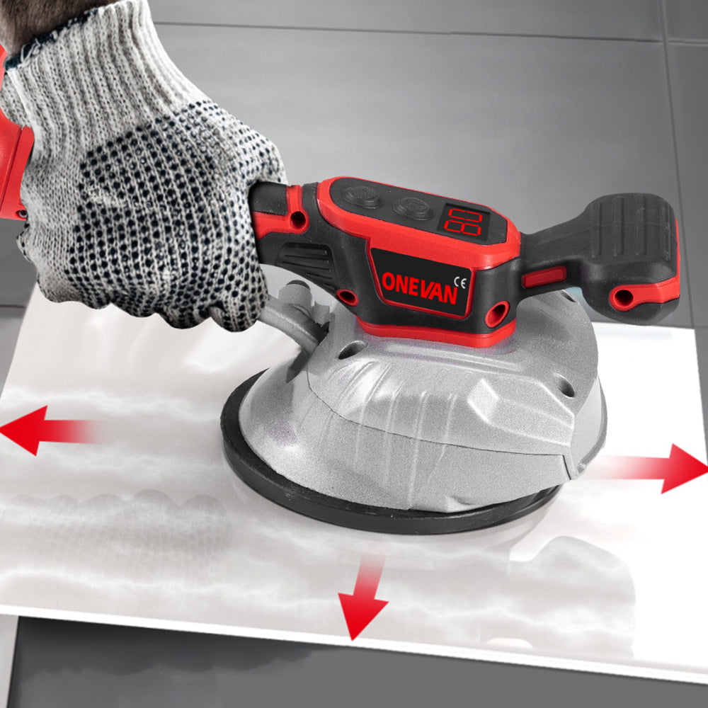 Niveladora de azulejos automática inalámbrica de 8 velocidades ONEVAN con vibración | Para batería Makita de 18 V