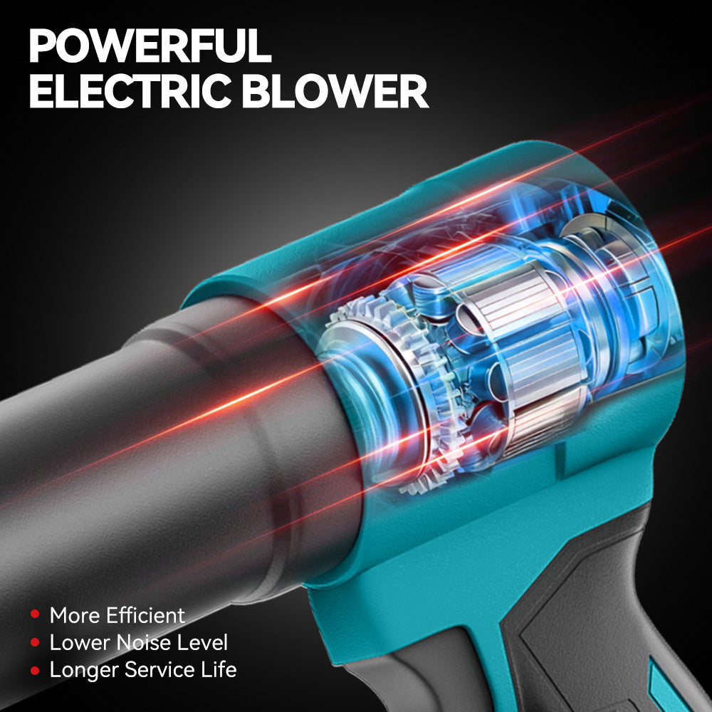 ONEVAN Brushless Ducted Turbo Fan Cordless High-Pressure Snow Blower | For Makita 18V Battery