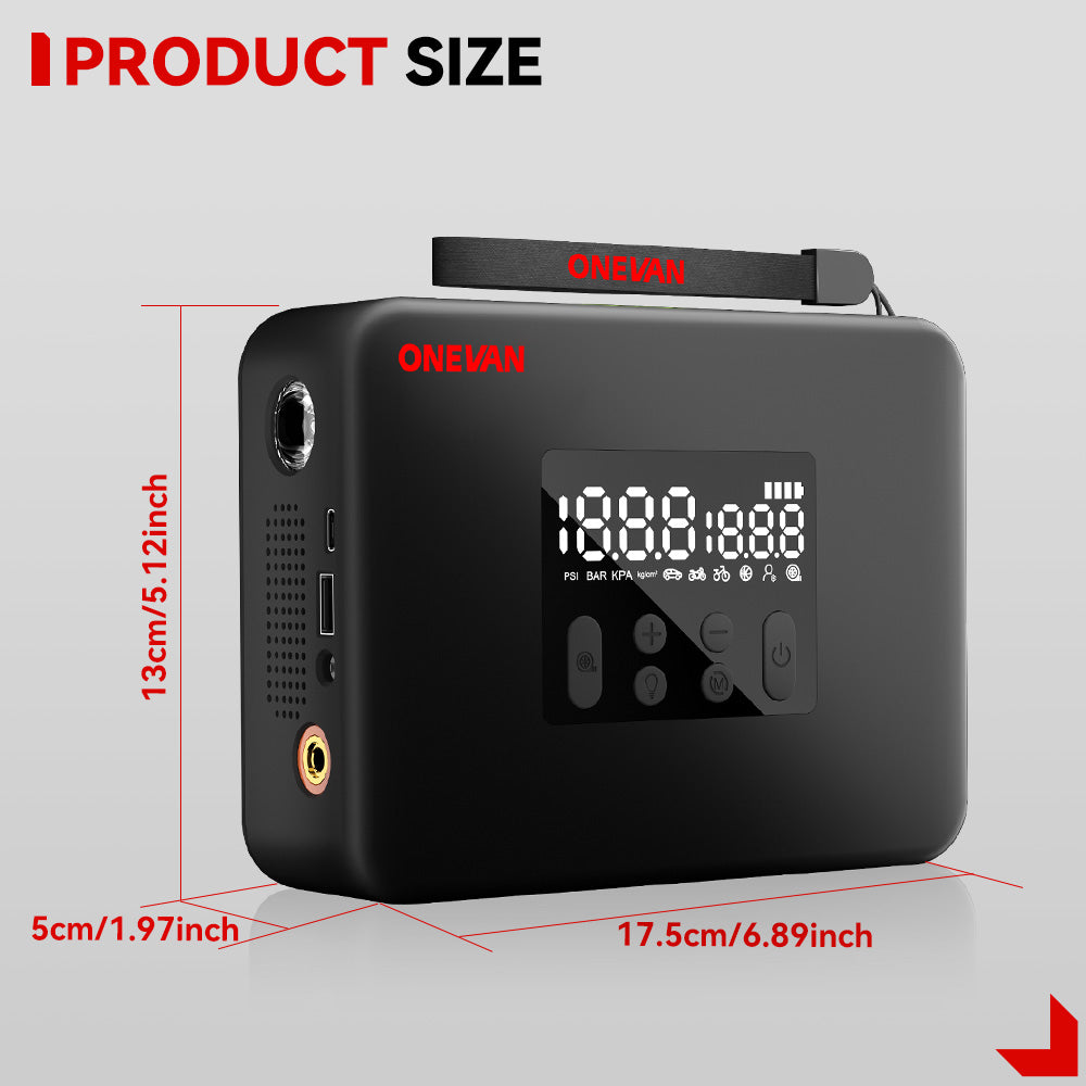 ONEVAN AIR ACE 01 – Bomba de aire y soplador inalámbrico todo en uno