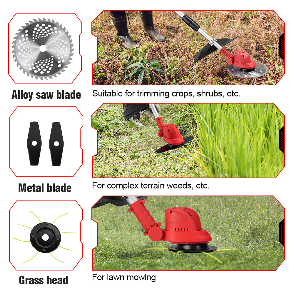 ONEVAN 4000W Brushless Electric Lawn Mower | For Makita 18V Battery