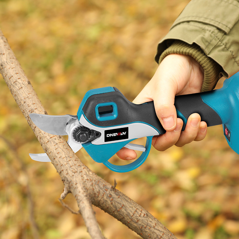 ONEVAN 30mm Brushless Cordless Pruning Shears Kit (2-Speed) | For Makita 18V Battery