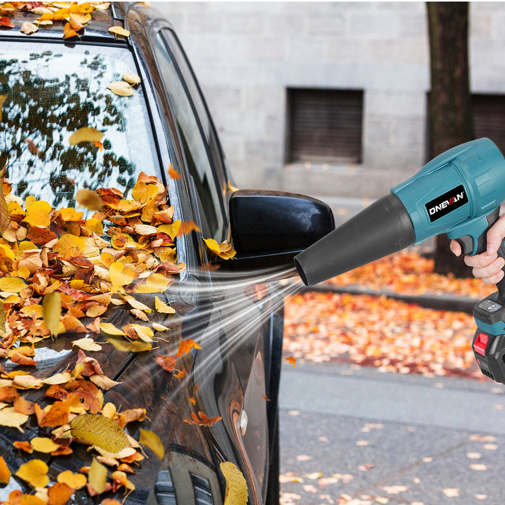 ONEVAN Brushless Ducted Turbo Fan Cordless Leaf & Snow Blower | For Makita 18V Battery
