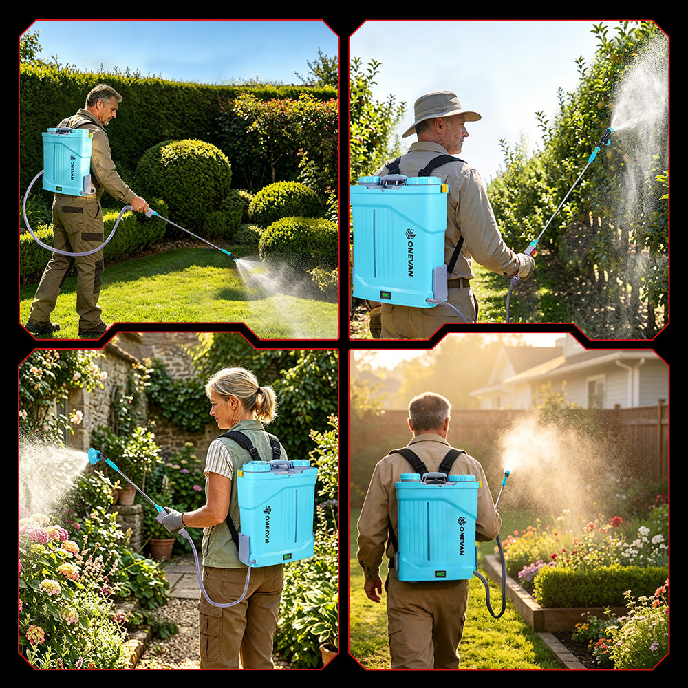 ONEVAN 20L Cordless Backpack Sprayer with Mixing Function | For Makita 18V Battery