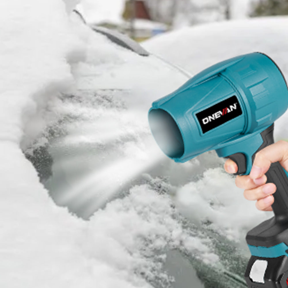 ONEVAN 2 EN 1 Soplador de aire eléctrico potente inalámbrico plegable de mano | Para batería Makita de 18V