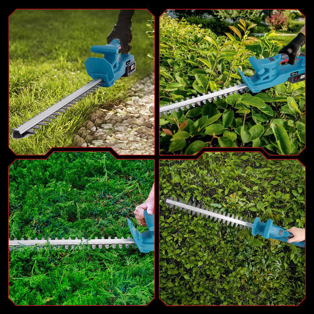 ONEVAN 20 Inch Cordless Hedge Trimmer Compatible with Extension Pole