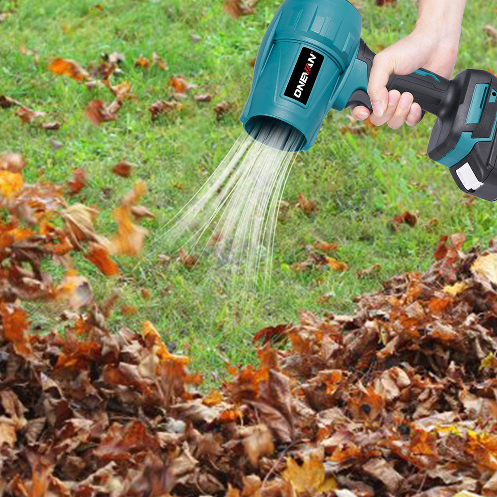 ONEVAN 2 EN 1 Soplador de aire eléctrico potente inalámbrico plegable de mano | Para batería Makita de 18V