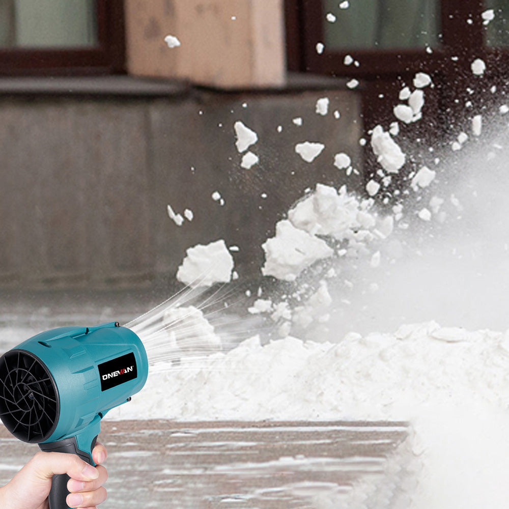 ONEVAN 2 EN 1 Soplador de aire eléctrico potente inalámbrico plegable de mano | Para batería Makita de 18V