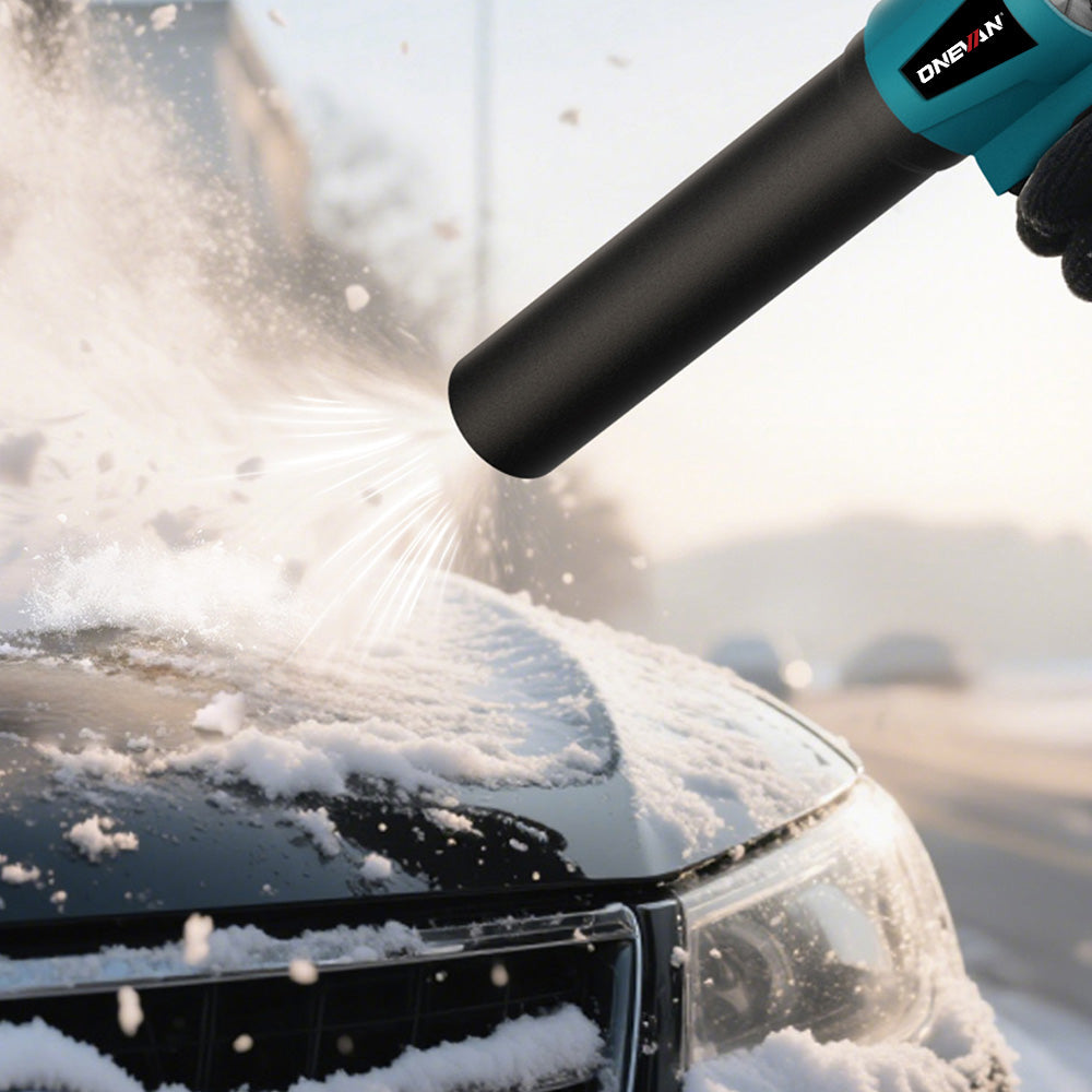 ONEVAN Brushless Ducted Turbo Fan Cordless High-Pressure Snow Blower | For Makita 18V Battery