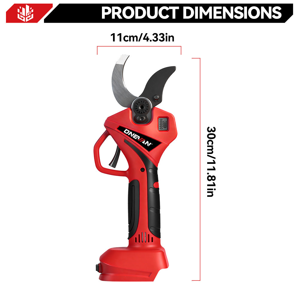 ONEVAN 61mm Brushless Cordless Electric Pruning Shears | For Makita 18V Battery