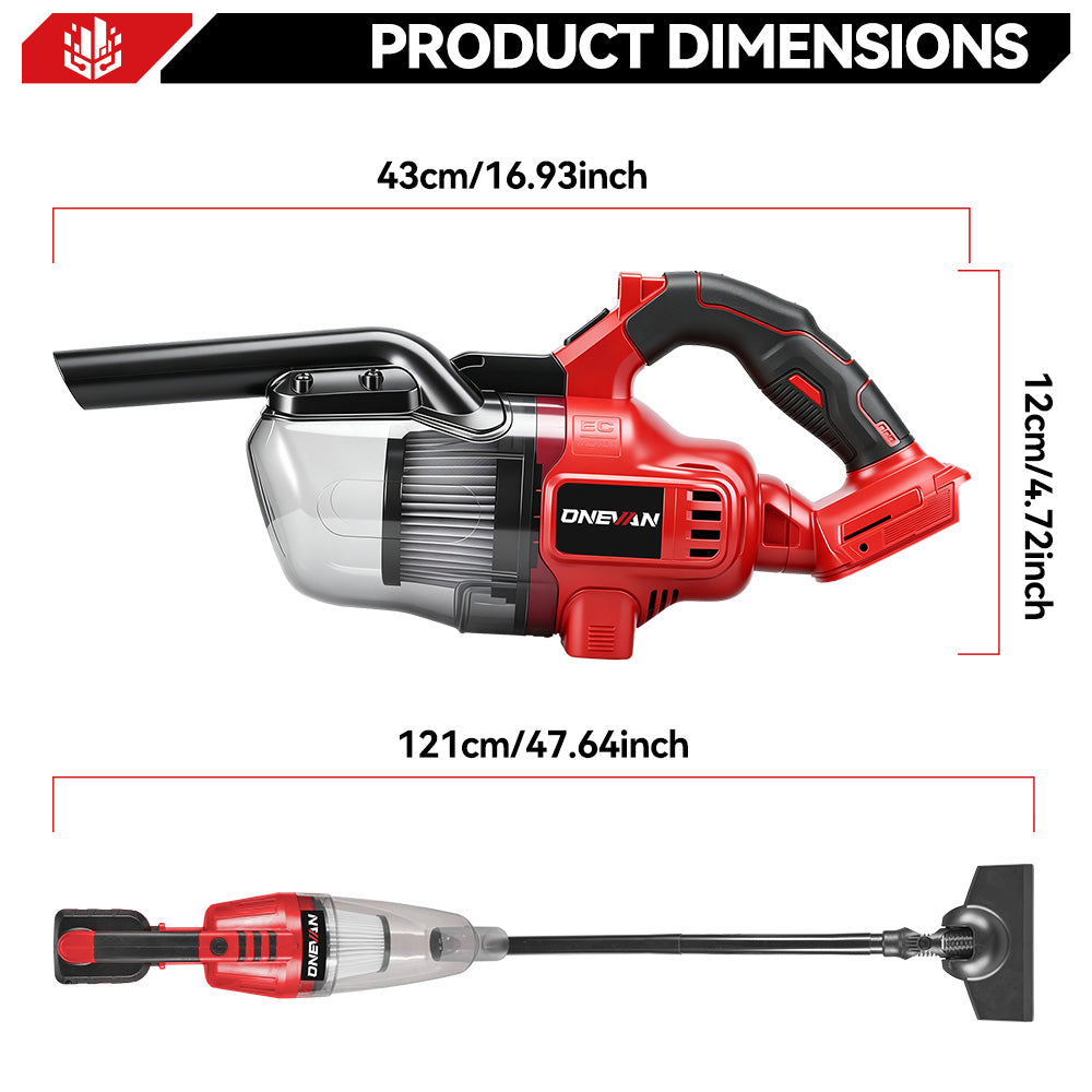 ONEVAN 0.7L Cordless Handheld Vacuum Cleaner | For Makita 18V Battery