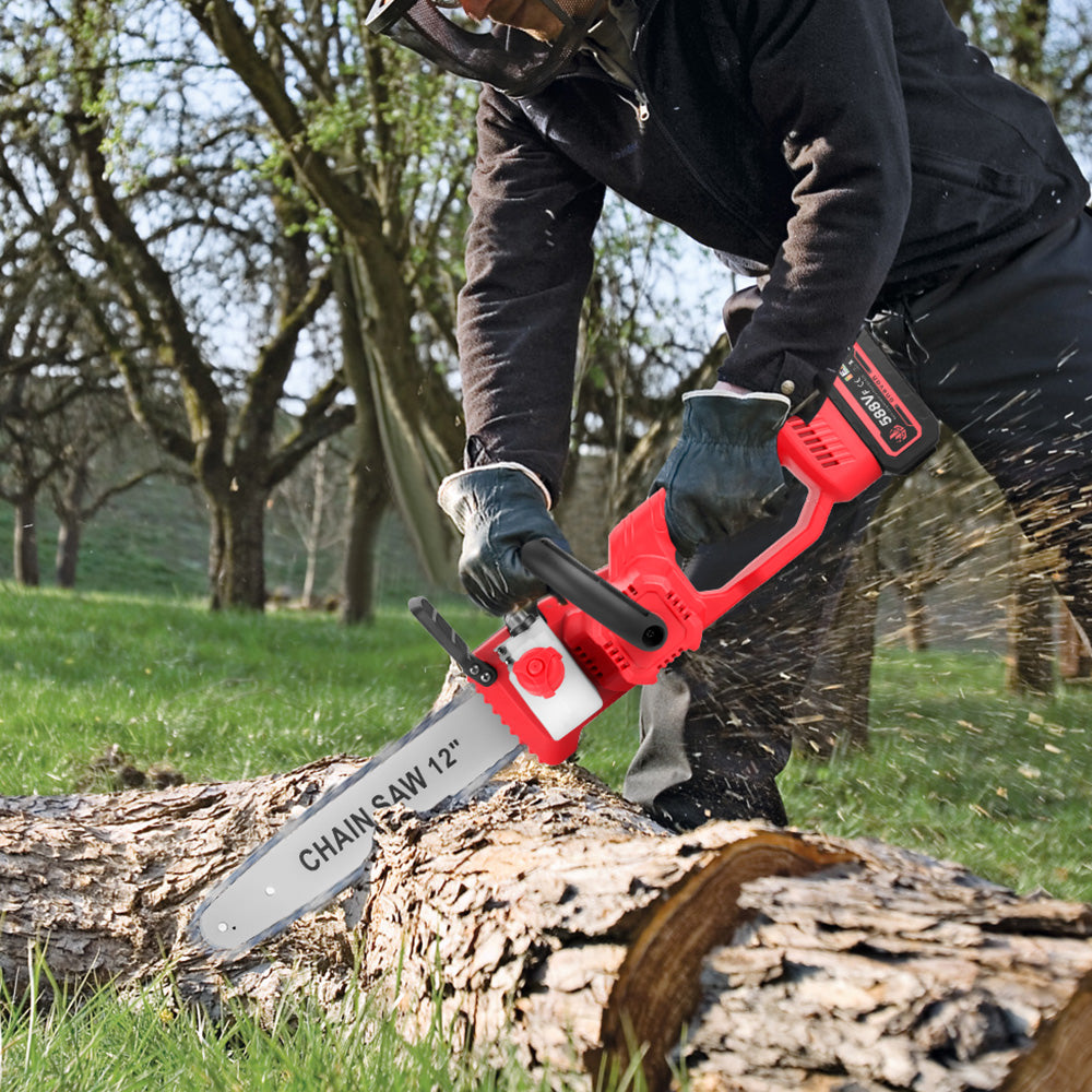 ONEVAN 12" Brushless Cordless Electric Chainsaw | For Makita 18V Battery