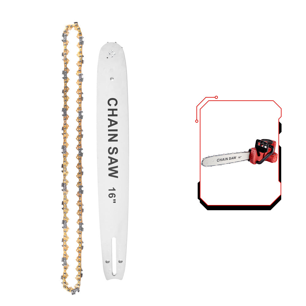 Correntes e placa guia ONEVAN de 16 polegadas para serra elétrica SKU004896