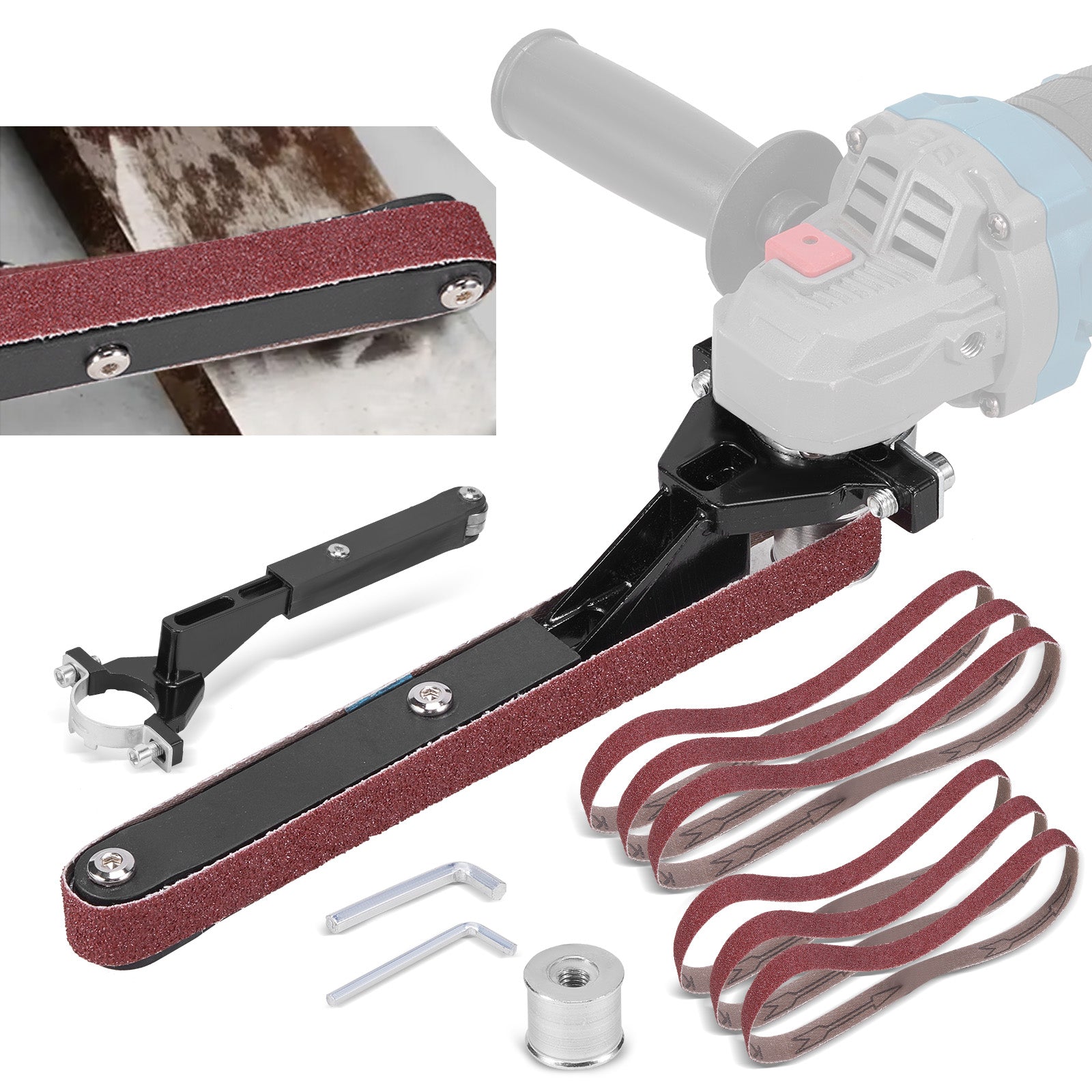 ONEVAN Angle Grinder to Belt Sander Conversion Kit – 10PCS