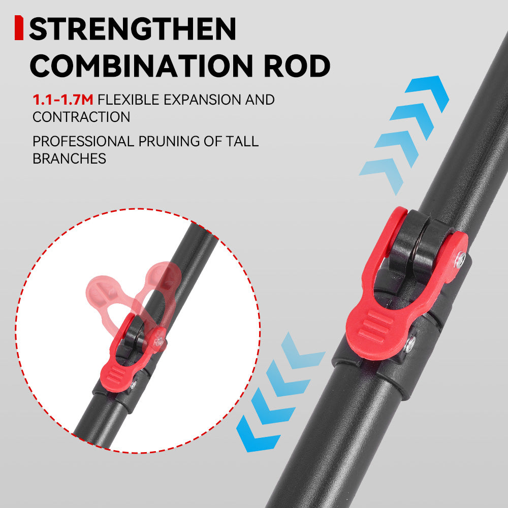ONEVAN 8" Brushless Pole Saw Kit – 1.7m Extendable | For Makita 18V Battery