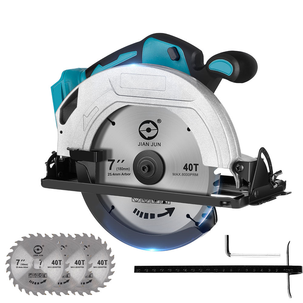 ONEVAN 180mm Brushless Cordless Electric Circular Saw | For Makita 18V Battery