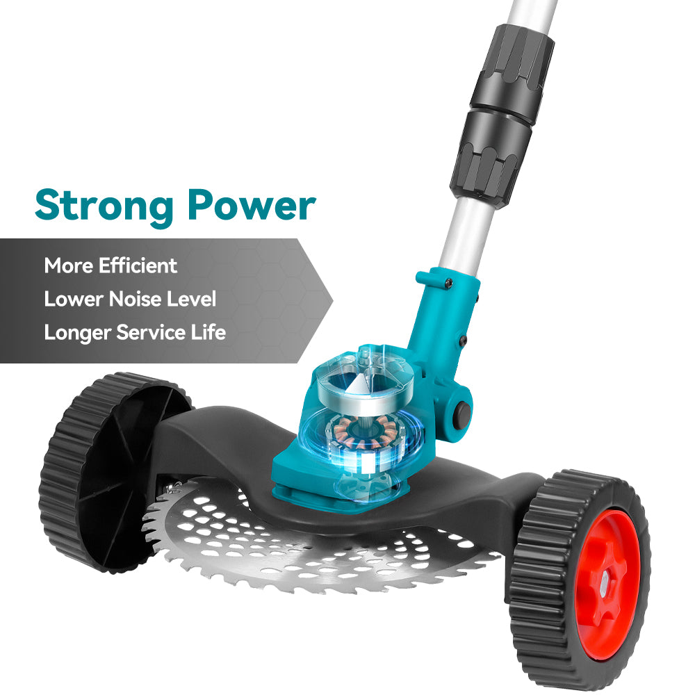 ONEVAN 3000W Cordless String Trimmer Retractable Lawn Mower Brushless Brushcutter | For Makita 18V Battery