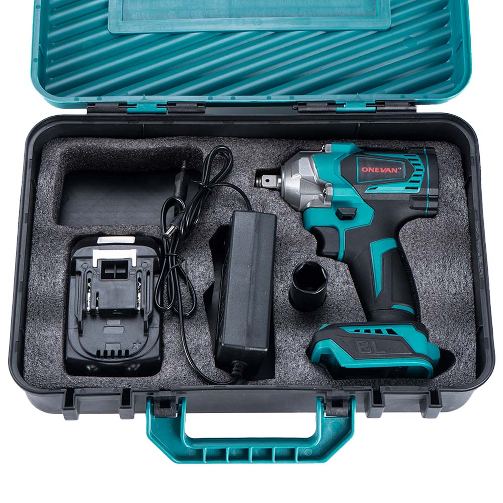 ONEVAN 1/2" 1200N.m Brushless Electric Impact Wrench | For Makita 18V Battery