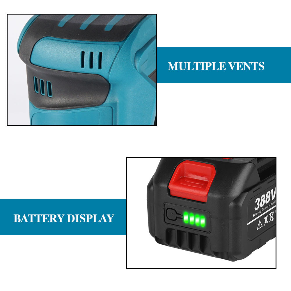 ONEVAN 125mm 3Speed Random Orbital Electric Sander