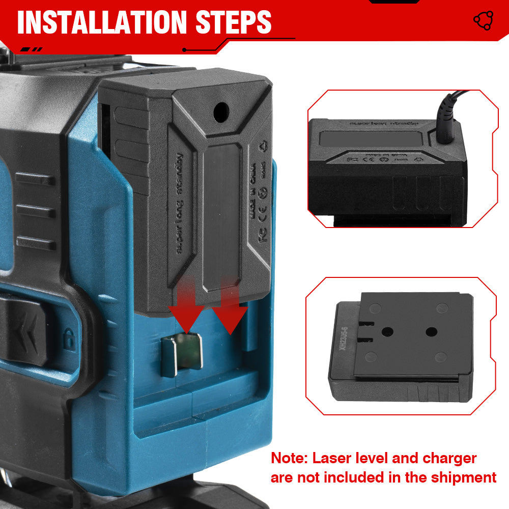 4000mah Infrared Laser Level Rechargeable Lithium Battery