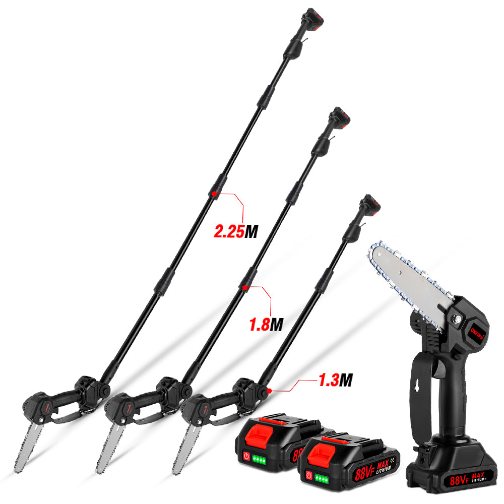 ONEVAN 6" Cordless Telescoping Pole(1.3-2.25m) Chainsaw | For Makita 18V Battery
