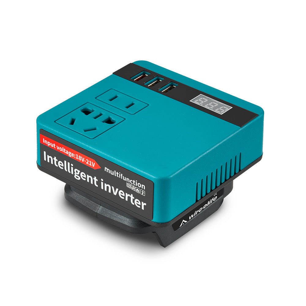 ONEVAN 120W Power Inverter DC 18V To 220V Inverter Adapter For Home Appliances For Makita 18V Battery