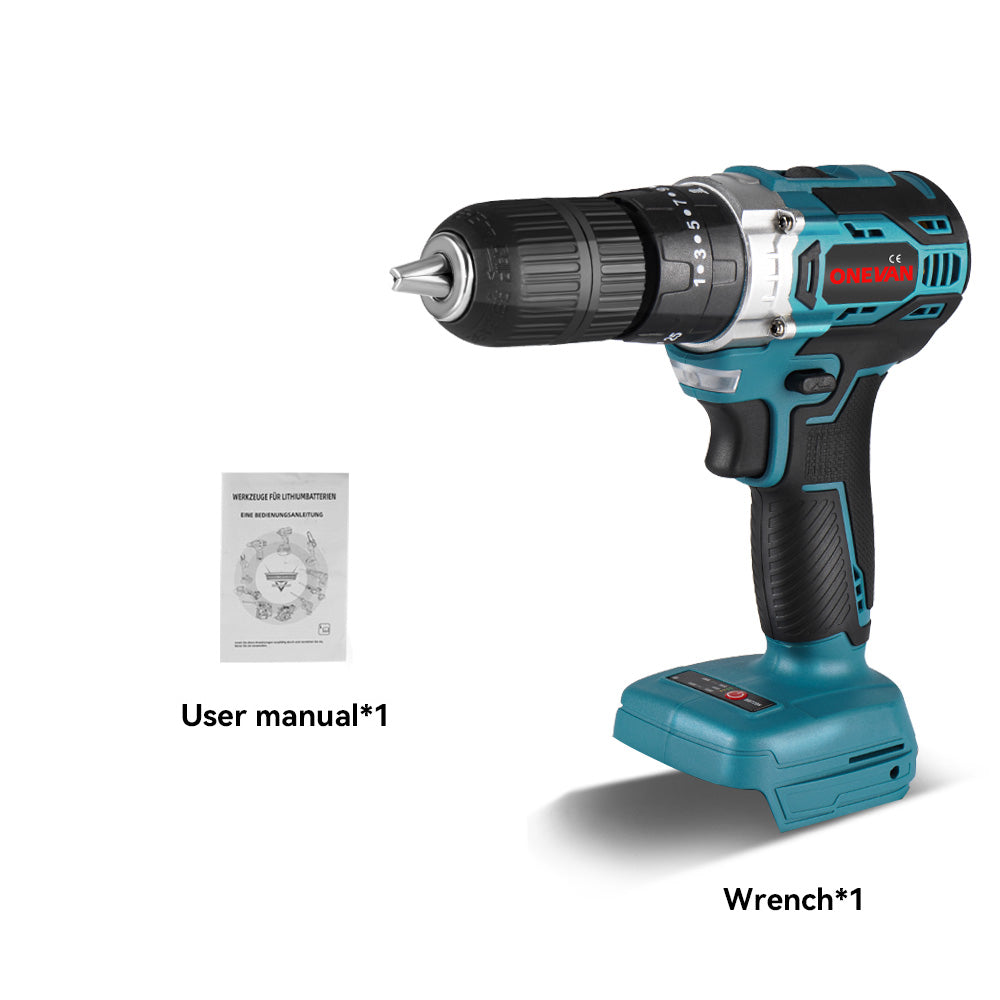 ONEVAN Reciprocating Saw & Impact Drill & Paint Spray Gun Brushless Cordless 3‑Pc. Combo Kit 6.0Ah